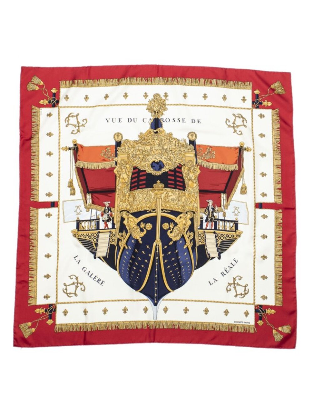Hermes Scarf Red - Picture 2 of 5
